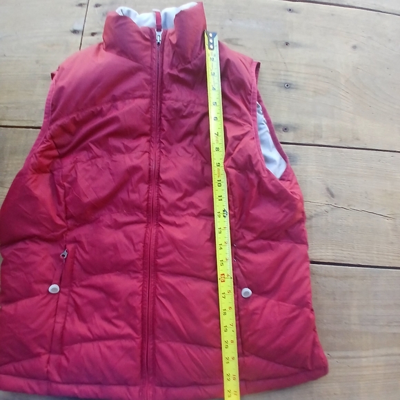 Women's L.L.Bean Down Vest Sz M RED - Picture 9 of 10